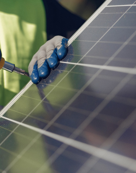 Instalação de painel solar fotovoltaico